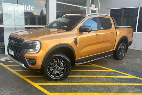 Yellow 2024 Ford Ranger Ute Tray WILDTRAK 4X4