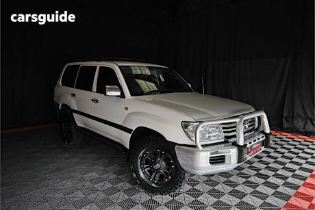 White 2005 Toyota Landcruiser Wagon Gxl (4X4)