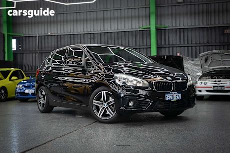 Black 2015 BMW 2 Hatch 218D SPORT LINE F