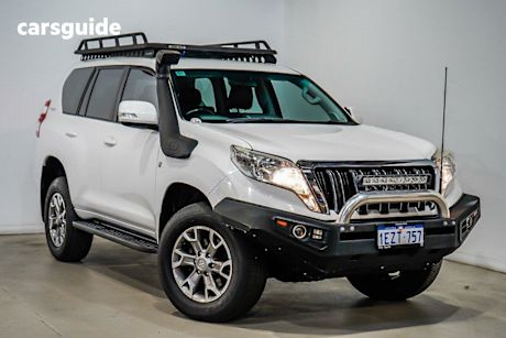 White 2016 Toyota Landcruiser Prado Wagon Gxl (4X4)