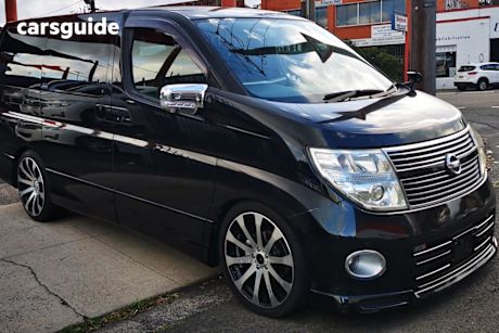 Black 2010 Nissan Elgrand OtherCar HIGHWAY STAR