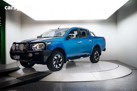 Blue 2015 Mitsubishi Triton Ute Tray EXCEED 4X4