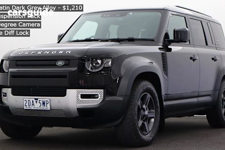Black 2023 Land Rover Defender Wagon 110 P300 Standard (221Kw)