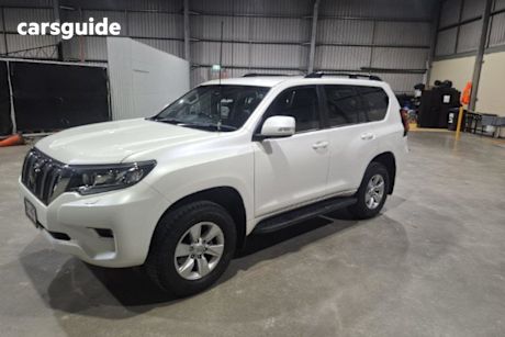 White 2021 Toyota Landcruiser Prado Wagon Gxl
