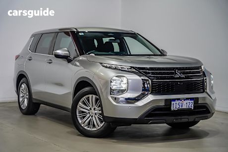 Silver 2021 Mitsubishi Outlander Wagon Es 7 Seat (2Wd)