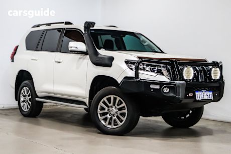 White 2020 Toyota Landcruiser Prado Wagon Vx