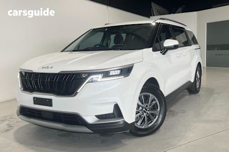White 2023 Kia Carnival SUV S F