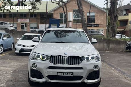 White 2015 BMW X4 Coupe Xdrive 35D