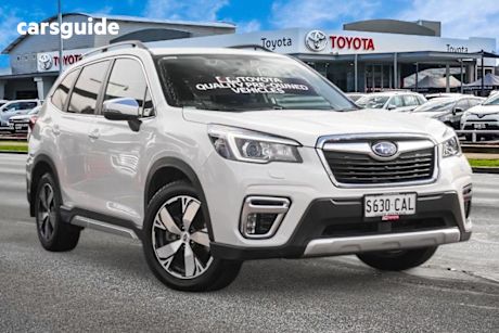 White 2019 Subaru Forester SUV 2.5I-S 4WD