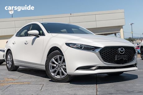 White 2019 Mazda Mazda3 Sedan G20 PURE F