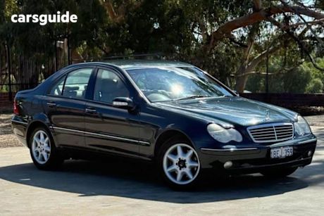 Blue 2002 Mercedes-Benz C320 Sedan AVANTGARDE W203