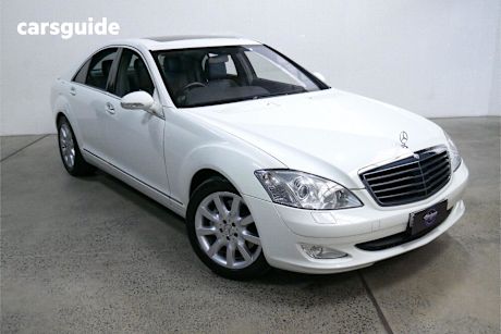 White 2007 Mercedes-Benz S350 Sedan