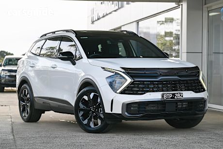 White 2021 Kia Sportage SUV GT-LINE 4WD