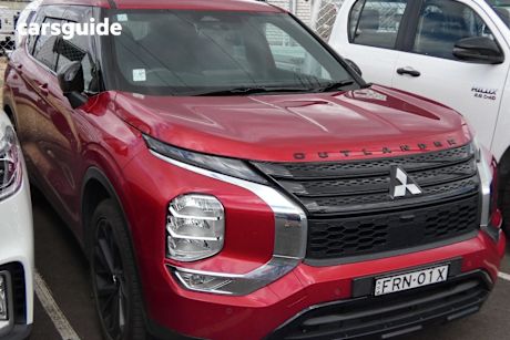 Red 2023 Mitsubishi Outlander SUV LS BLACK EDITION F