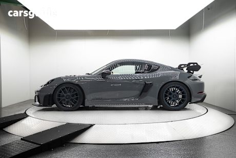 Grey 2022 Porsche 718 Coupe CAYMAN GT4 RS R