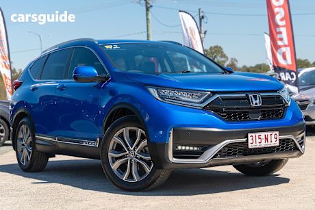 Blue 2021 Honda CR-V SUV VTI L AWD 4X4