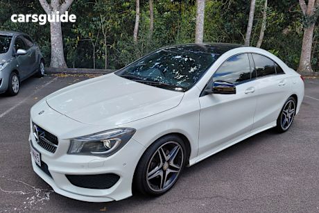 White 2014 Mercedes-Benz CLA200 Coupe Edition One