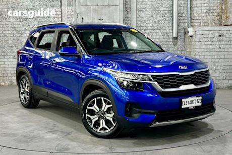 Blue 2019 Kia Seltos Wagon Sport (Fwd)