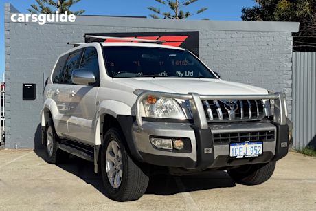 White 2004 Toyota Landcruiser Prado Wagon Gxl (4X4)