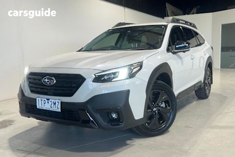 White 2021 Subaru Outback SUV AWD SPORT 4WD