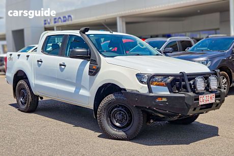 White 2017 Ford Ranger Ute Tray XL 4X4