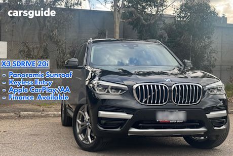 Black 2021 BMW X3 SUV SDRIVE20I R