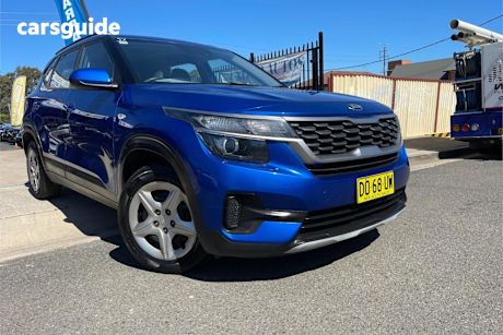 Blue 2020 Kia Seltos SUV S F