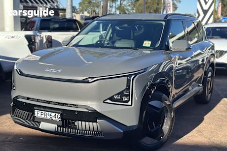 Grey 2024 Kia EV5 Wagon Earth Awd Lr Black