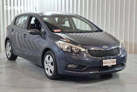 Blue 2014 Kia Cerato Hatchback S