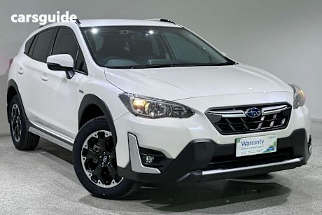 White 2022 Subaru XV Hatch HYBRID L 4WD