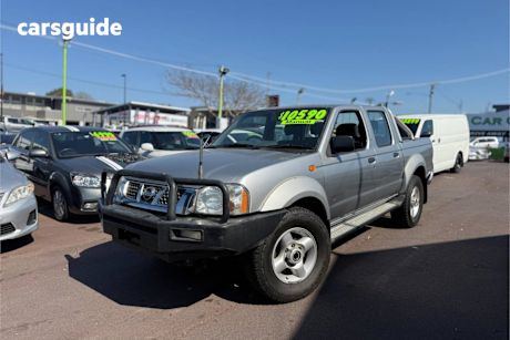 Silver 2003 Nissan Navara Dual Cab Pick-up St-R (4X4)