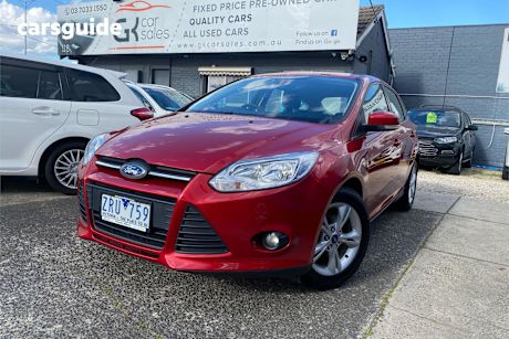 Red 2013 Ford Focus Hatch TREND F