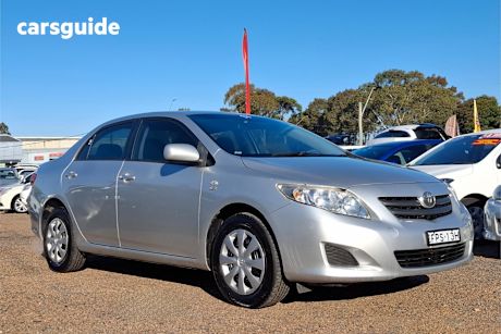 Silver 2008 Toyota Corolla Sedan Ascent