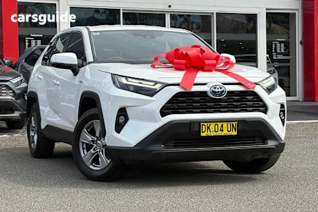 White 2024 Toyota RAV4 SUV GX F