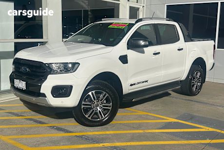 White 2021 Ford Ranger Ute Tray WILDTRAK 4X4