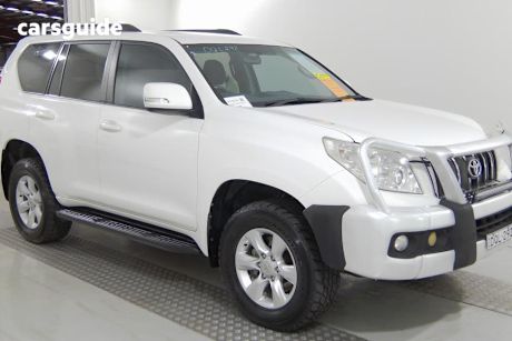 White 2010 Toyota Landcruiser Prado Wagon Gxl (4X4)