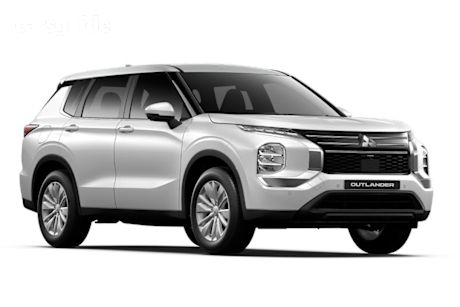 White 2025 Mitsubishi Outlander SUV ES F