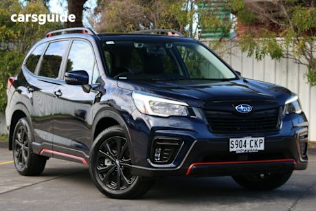 Blue 2021 Subaru Forester Wagon 2.5I Sport (Awd)