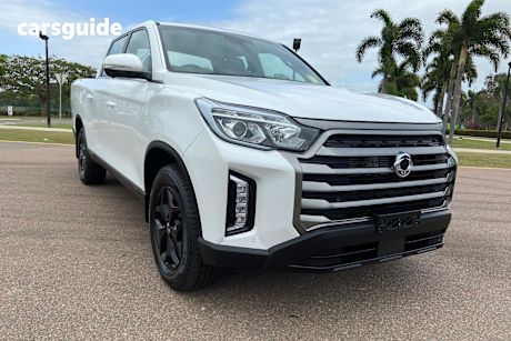 White 2024 Ssangyong Musso XLV Crew Cab Pickup Ultimate Lux