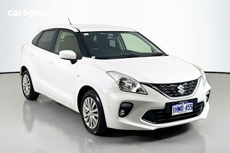 White 2019 Suzuki Baleno Hatchback Gl
