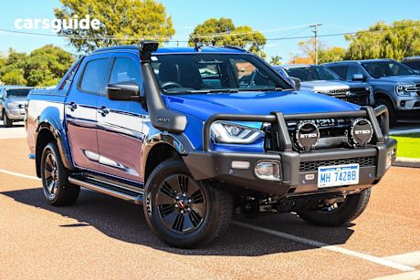 Blue 2022 Isuzu D-MAX Ute Tray X-TERRAIN 4X4