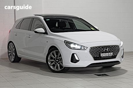 White 2018 Hyundai I30 Hatch SR PREMIUM F