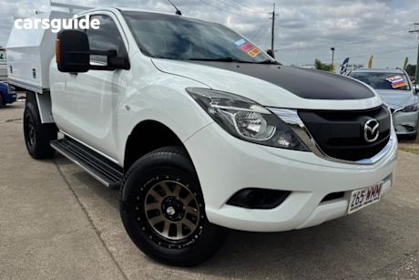 White 2016 Mazda BT-50 Ute Tray XT HI-RIDER