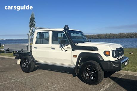White 2024 Toyota Landcruiser Double Cab Chassis Lc79 Gxl