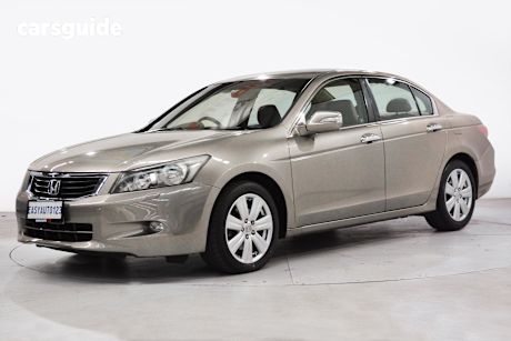 Brown 2008 Honda Accord Sedan V6 Luxury