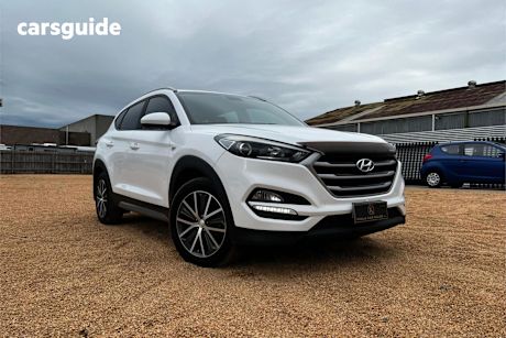 White 2016 Hyundai Tucson Wagon Active X (Sunroof) (Fwd)