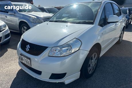 White 2007 Suzuki SX4 Sedan S