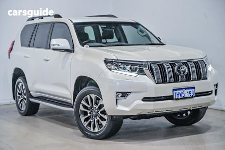 White 2023 Toyota Landcruiser Prado Wagon Vx