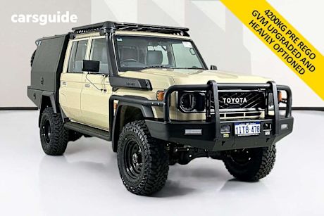 Grey 2025 Toyota Landcruiser Double Cab Chassis Lc79 Gxl + Diff Locks