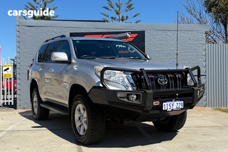 Silver 2015 Toyota Landcruiser SUV PRADO GXL (4X4) KDJ150R MY14